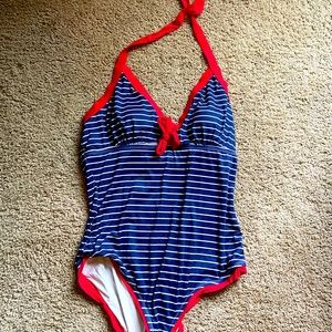 Nautical ModCloth one piece swimsuit size large